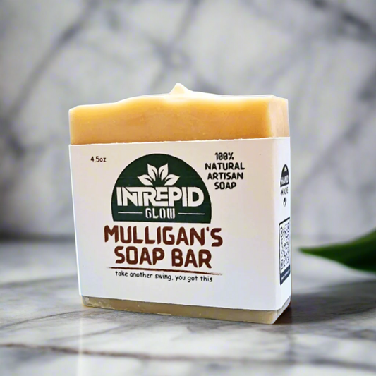 mulliganshandmadesoapfrontviewintrepidglowskincare